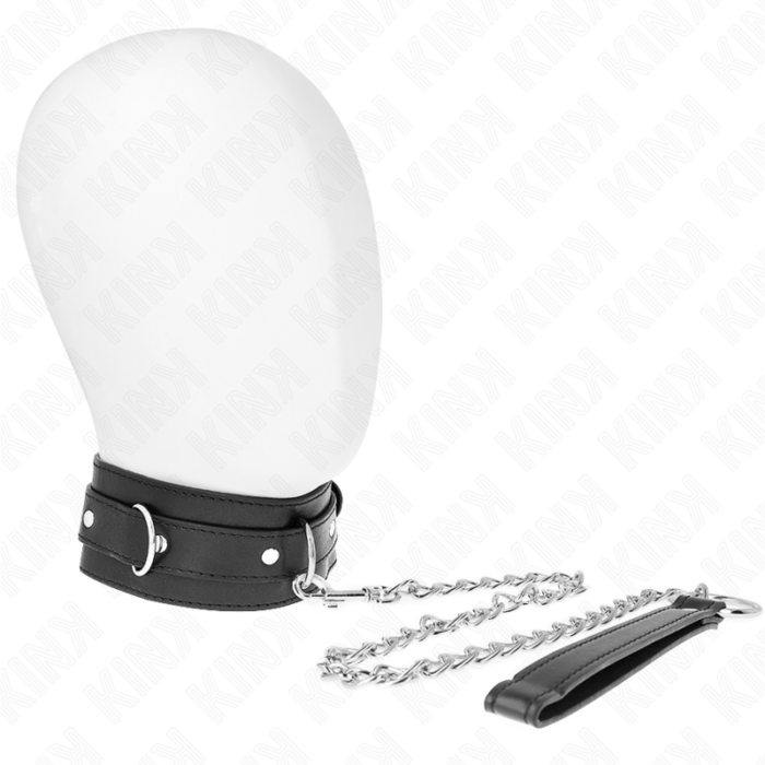 KINK - COLLAR CON CORREA 65 CM NEGRO 54 X 4.5 CM - CandyHot - Foto 2