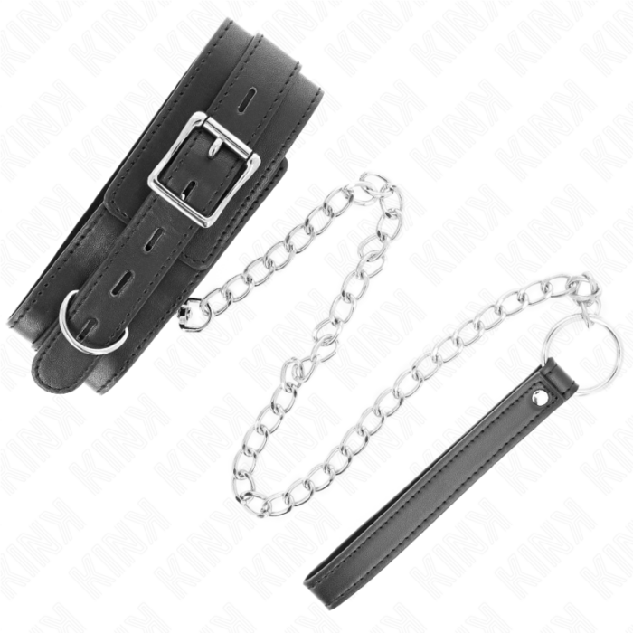 KINK - COLLAR CON CORREA 65 CM NEGRO 54 X 4.5 CM - CandyHot - Foto 5