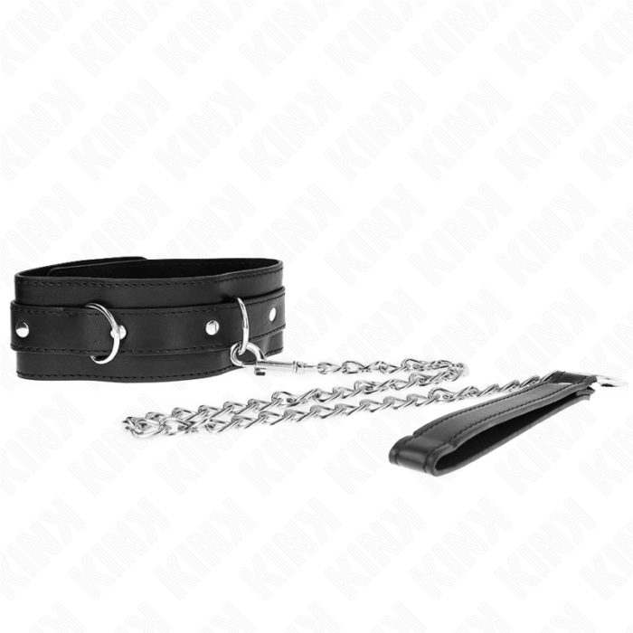 KINK - COLLAR CON CORREA 65 CM NEGRO 54 X 4.5 CM - CandyHot - Foto 1