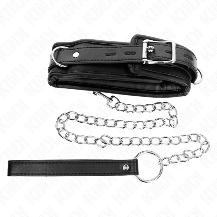 KINK - COLLAR CON CORREA 65 CM PESADO MODELO 1 AJUSTABLE 36.5-50 CM - CandyHot - Foto 3
