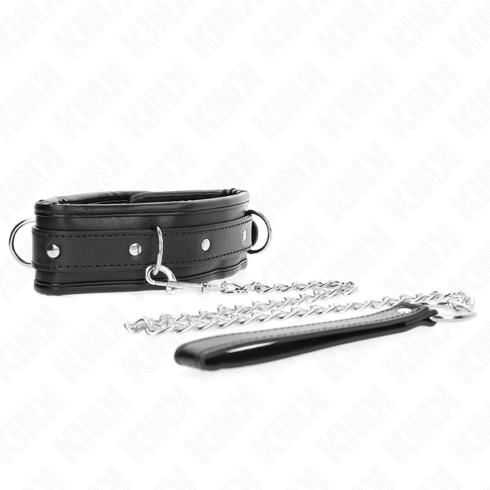 KINK - COLLAR CON CORREA 65 CM PESADO MODELO 1 AJUSTABLE 36.5-50 CM - CandyHot - Foto 1