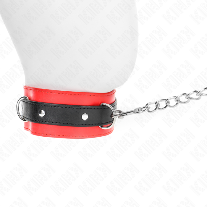 KINK - COLLAR CON CORREA 65 CM ROJO 54 X 4.5 CM - CandyHot - Foto 2