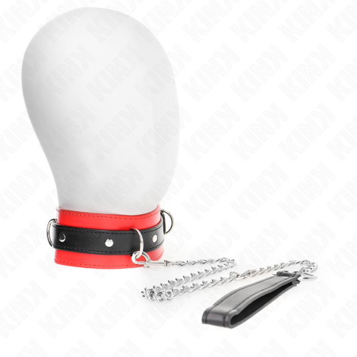 KINK - COLLAR CON CORREA 65 CM ROJO 54 X 4.5 CM - CandyHot - Foto 1