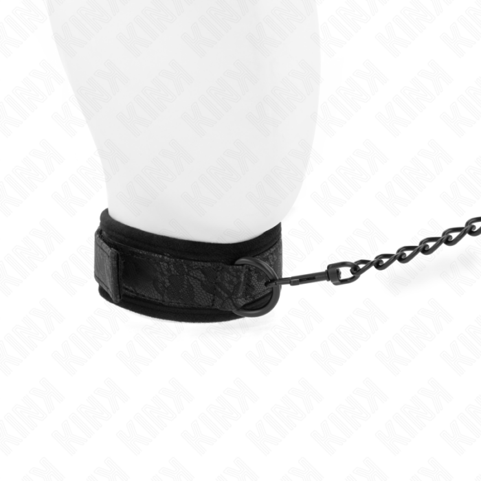 KINK - COLLAR CON CORREA 77 CM MODELO BÁSICO MODELO 5 AJUSTABLE 34-54 CM X 5 CM - CandyHot - Foto 4