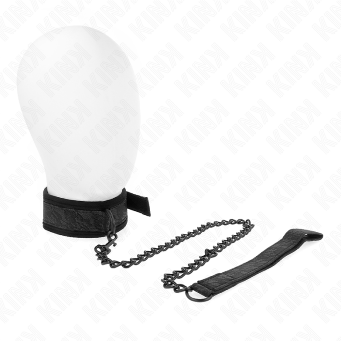 KINK - COLLAR CON CORREA 77 CM MODELO BÁSICO MODELO 5 AJUSTABLE 34-54 CM X 5 CM - CandyHot - Foto 1