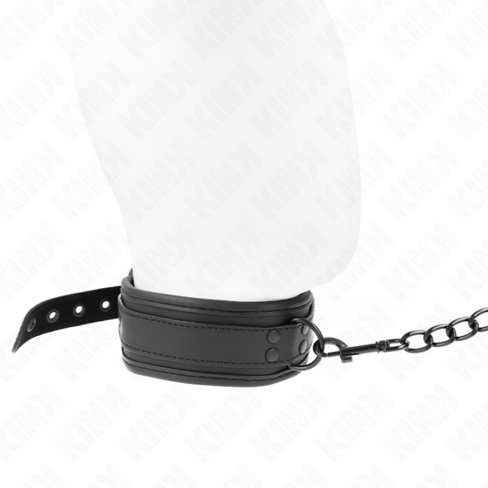KINK - COLLAR CON CORREA 78 CM BONDAGE DE NEOPRENO MODELO 1 AJUSTABLE 37.5 X 49.5 CM - CandyHot - Foto 3