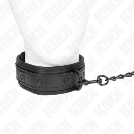KINK - COLLAR CON CORREA 78 CM BONDAGE DE NEOPRENO MODELO 2 AJUSTABLE 37.5 X 49.5 CM - CandyHot - Foto 2