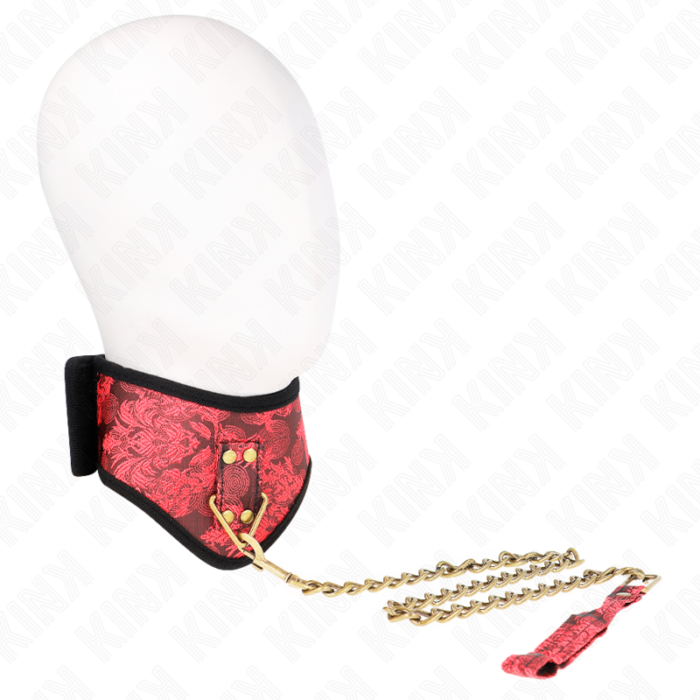 KINK - COLLAR CON CORREA DE ENCAJE 75 CM MODELO SCANDAL 44 X 10 CM - CandyHot - Foto 2