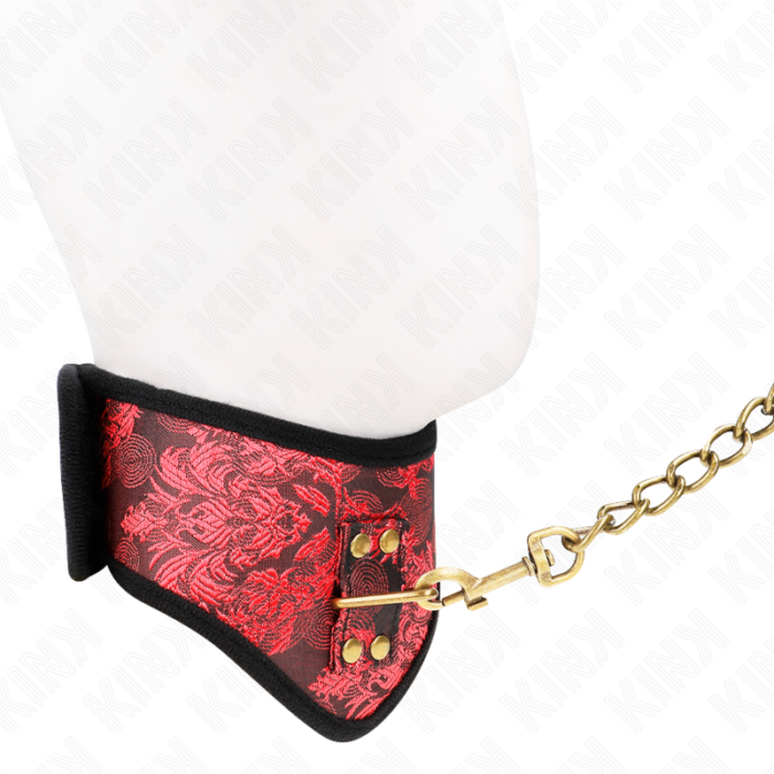 KINK - COLLAR CON CORREA DE ENCAJE 75 CM MODELO SCANDAL 44 X 10 CM - CandyHot - Foto 3