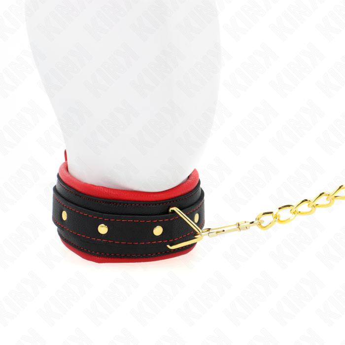 KINK - COLLAR CON CORREA DE TEJIDO LISO AJUSTABLE 33-48 CM X 5.7 CM - CandyHot - Foto 5