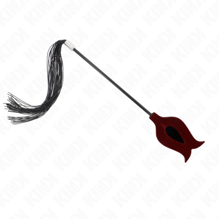 KINK - LÁTIGO DE BORLA DE SILICONA CON FORMA DE ROSA 45 CM - CandyHot - Foto 2