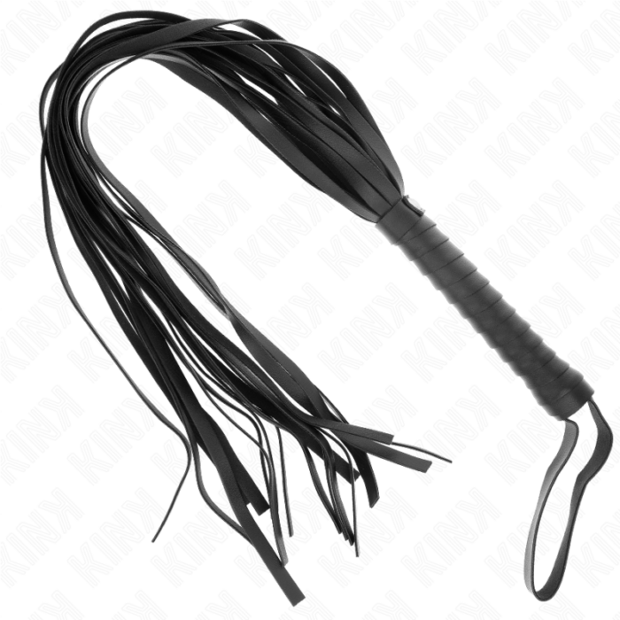 KINK - LÁTIGO DE COLA LARGA Y MANGO CORTO NEGRO 70 CM - CandyHot - Foto 2