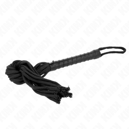 KINK - LÁTIGO DE CUERDA NEGRO 56 CM - CandyHot - Foto 1