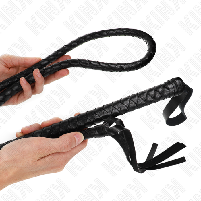 KINK - LÁTIGO DE SERPIENTE LARGO NEGRO 210 CM - CandyHot - Foto 2