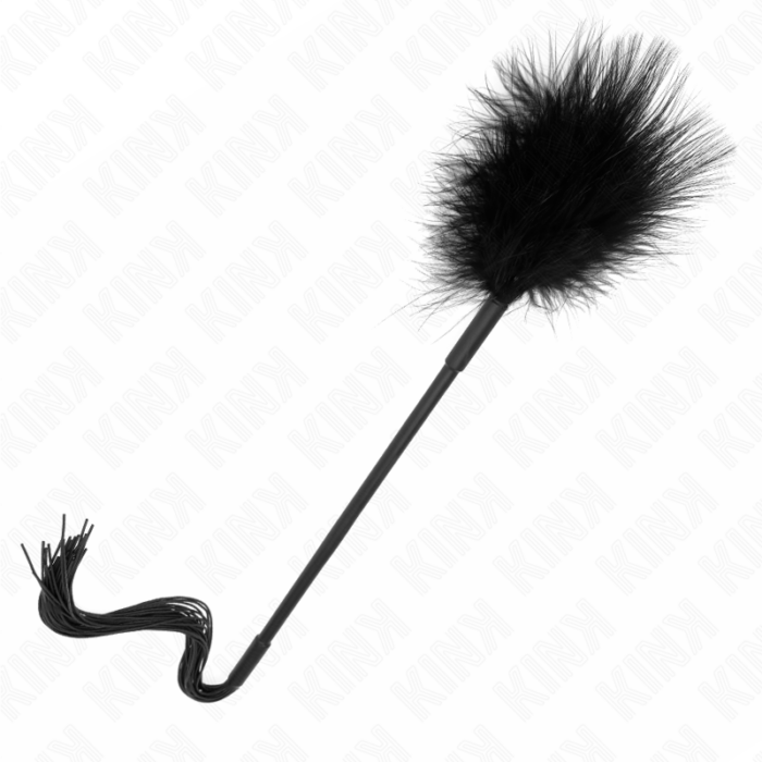 KINK - LÁTIGO DE SILICONA CON PLUMAS PARA COSQUILLAS 47 CM - CandyHot - Foto 3