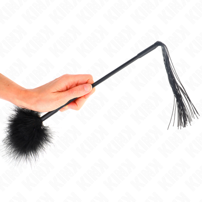KINK - LÁTIGO DE SILICONA CON PLUMAS PARA COSQUILLAS 47 CM - CandyHot - Foto 5