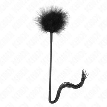 KINK - LÁTIGO DE SILICONA CON PLUMAS PARA COSQUILLAS 47 CM - CandyHot - Foto 1
