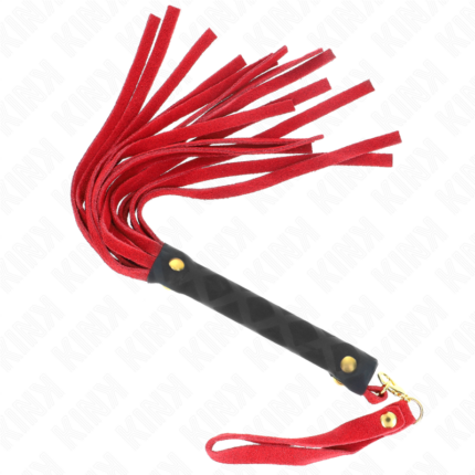 KINK - LÁTIGO MINI PIEL DE ANTE ROJO 30 CM - CandyHot - Foto 1