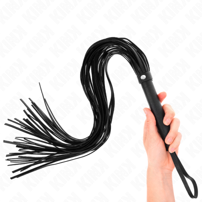 KINK - LÁTIGO PVC BLANDO NEGRO 70 CM - CandyHot - Foto 3