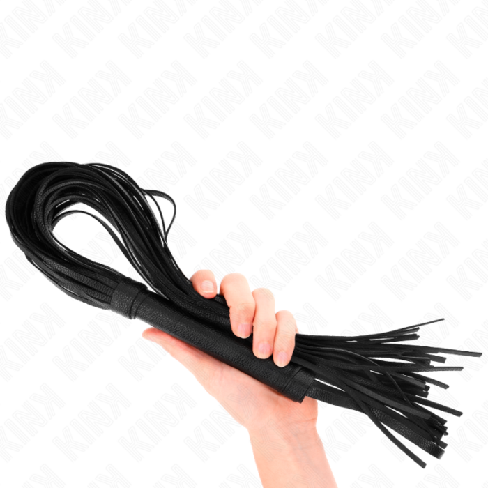 KINK - LÁTIGO PVC BLANDO NEGRO 70 CM - CandyHot - Foto 4