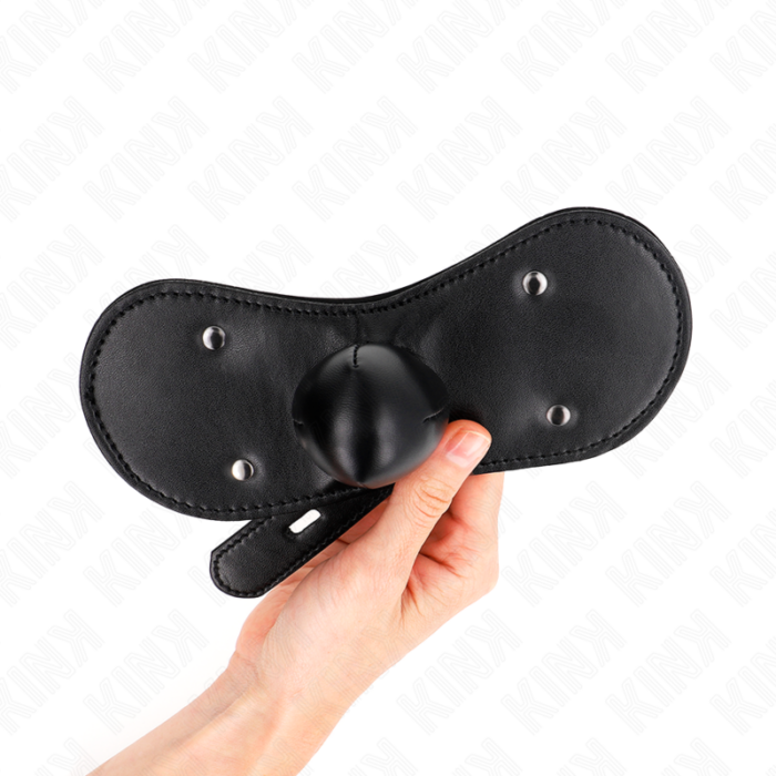 KINK - MÁSCARA BUCAL MORDAZA DE BOLA CON CERRADURA AJUSTABLE 42-60 CM - CandyHot - Foto 3