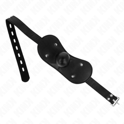 KINK - MÁSCARA BUCAL MORDAZA DE BOLA CON CERRADURA AJUSTABLE 42-60 CM - CandyHot - Foto 1