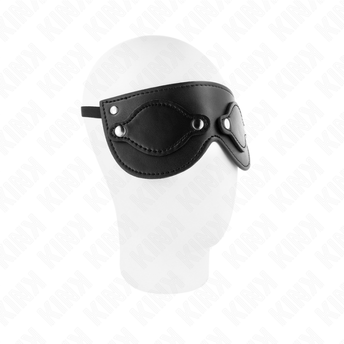 KINK - MÁSCARA DE POLIPIEL CON CUBIERTAS PARA OJOS DESMONTABLES 22 x 9 CM - CandyHot - Foto 3