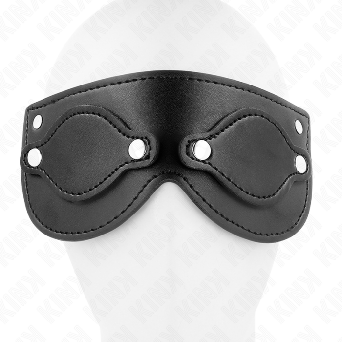 KINK - MÁSCARA DE POLIPIEL CON CUBIERTAS PARA OJOS DESMONTABLES 22 x 9 CM - CandyHot - Foto 4