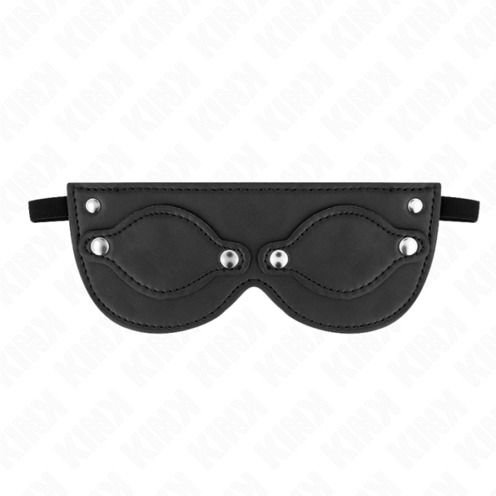 KINK - MÁSCARA DE POLIPIEL CON CUBIERTAS PARA OJOS DESMONTABLES 22 x 9 CM - CandyHot - Foto 1