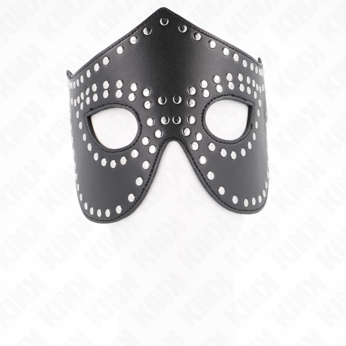 KINK - MÁSCARA DE POLIPIEL CON REMACHES MODELO 2 30 x 12 CM - CandyHot - Foto 3