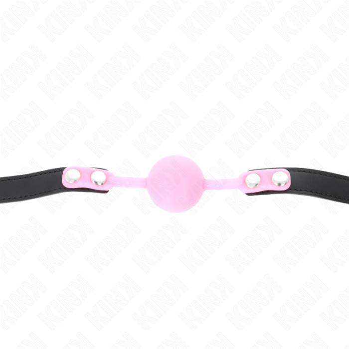 KINK - MORDAZA DE BOLA 4 CM DE SILICONA LUMINOSA 60 x 2 CM - CandyHot - Foto 3