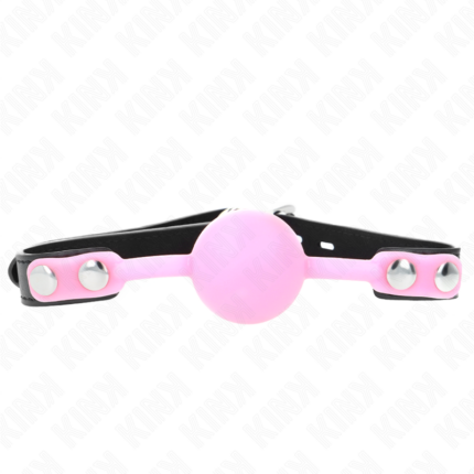KINK - MORDAZA DE BOLA 4 CM DE SILICONA LUMINOSA 60 x 2 CM - CandyHot - Foto 1