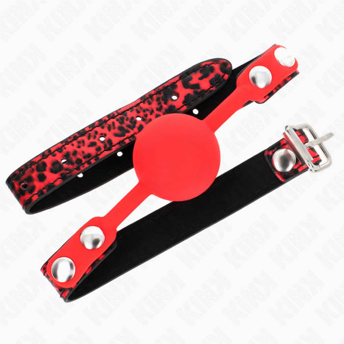 KINK - MORDAZA DE BOLA 4 CM DE SILICONA MODELO 2 60 x 2 CM - CandyHot - Foto 2