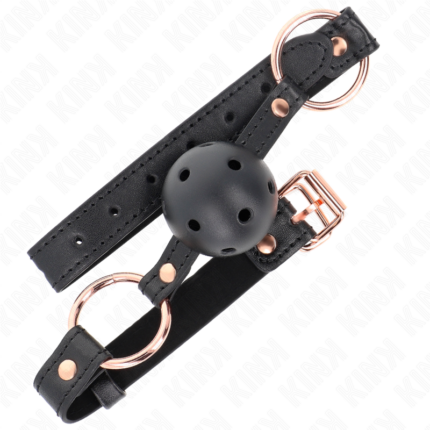 KINK - MORDAZA DE BOLA 4 CM DE TPE PREMIUM 60 x 2 CM - CandyHot - Foto 2