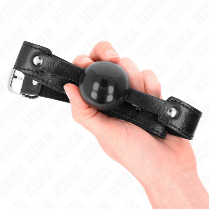 KINK - MORDAZA DE BOLA 4 CM SUAVE DE TPE MODELO 2 65 x 2.5 CM - CandyHot - Foto 4