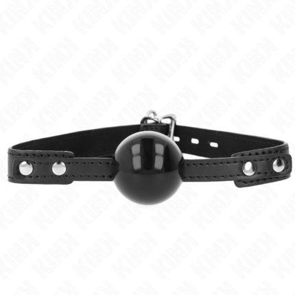 KINK - MORDAZA DE BOLA 4 CM SUAVE DE TPE MODELO 3 60 x 2 CM AJUSTABLE 37-52 CM - CandyHot - Foto 1