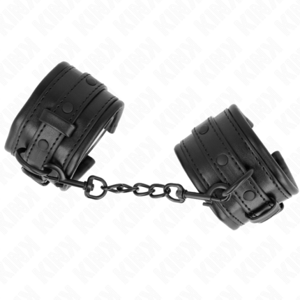 KINK - MUÑEQUERAS AJUSTABLE NEGRO 20-30 CM X 6 CM - CandyHot - Foto 2