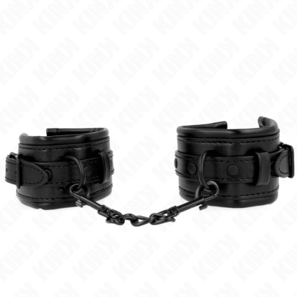 KINK - MUÑEQUERAS AJUSTABLE NEGRO 20-30 CM X 6 CM - CandyHot - Foto 1