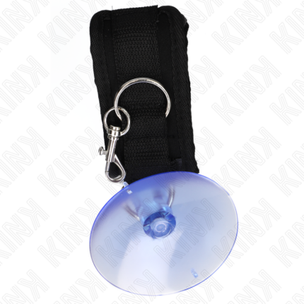 KINK - MUÑEQUERAS CON VENTOSA NEGRO AJUSTABLE 29-40 CM X 5 CM - CandyHot - Foto 2