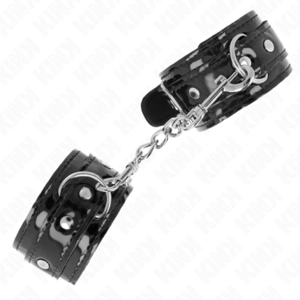 KINK - MUÑEQUERAS DE NEOPRENO BRILLANTE AJUSTABLE 17-24 CM X 4.5 CM - CandyHot - Foto 2