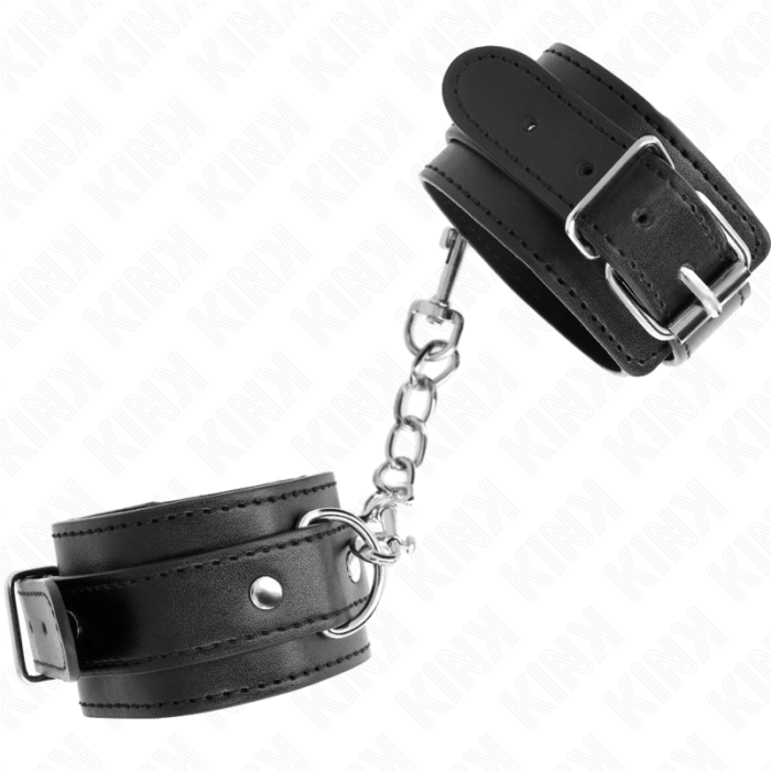 KINK - MUÑEQUERAS FINAS NEGRO AJUSTABLE 21-33 CM - CandyHot - Foto 2