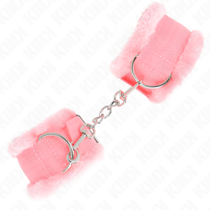 KINK - MUÑEQUERAS FORRADA ROSA AJUSTABLE 17-31 CM X 7 CM - CandyHot - Foto 2