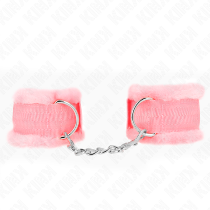 KINK - MUÑEQUERAS FORRADA ROSA AJUSTABLE 17-31 CM X 7 CM - CandyHot - Foto 1