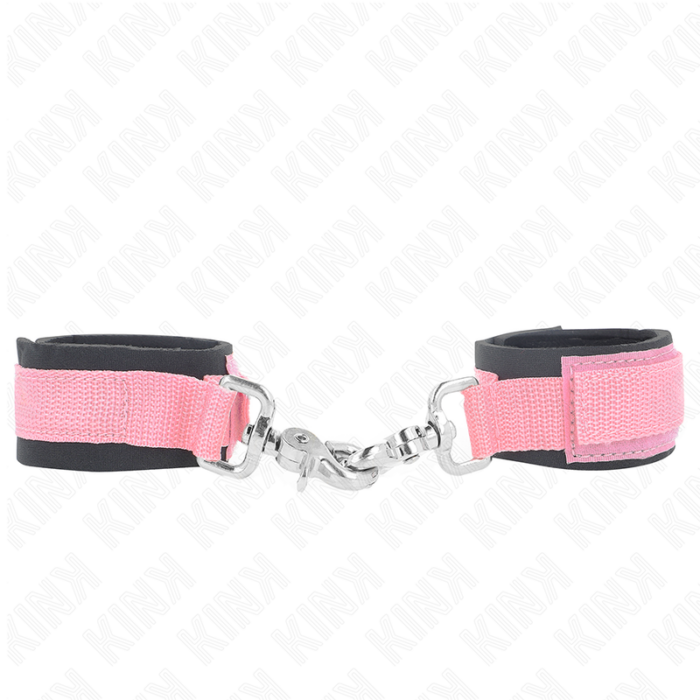 KINK - MUÑEQUERAS NEOPRENO AJUSTABLE ROSA AJUSTABLE 22-34 CM - CandyHot - Foto 1