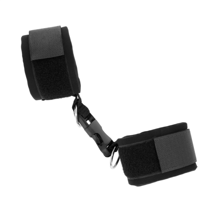 KINK - MUÑEQUERAS NEOPRENO CON CIERRE DE GANCHO NEGRO AJUSTABLE 22-34 CM - CandyHot - Foto 2
