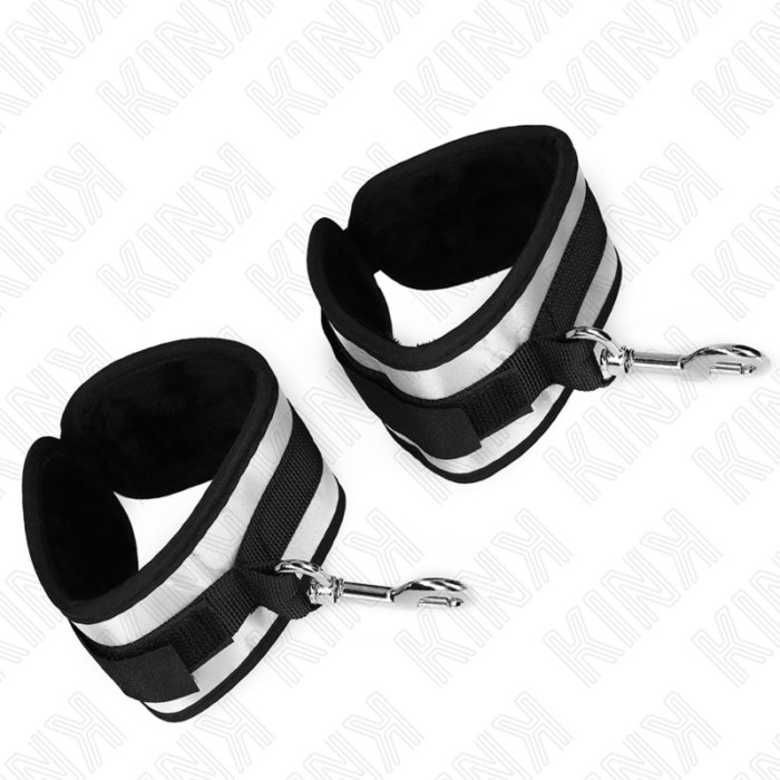 KINK - MUÑEQUERAS NEOPRENO GRISES 23 X 5 CM - CandyHot - Foto 3