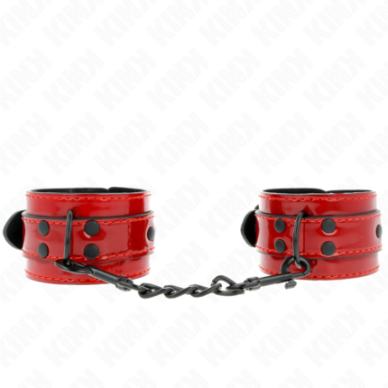 KINK - MUÑEQUERAS ROJO OSCURO 23 X 5 CM - CandyHot - Foto 1