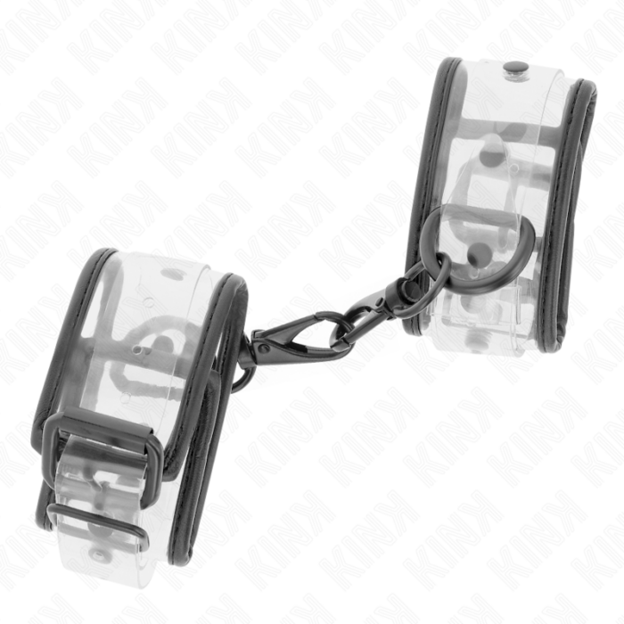 KINK - MUÑEQUERAS TRANSPARENTES AJUSTABLE 18-30 CM X 5.5 CM - CandyHot - Foto 2
