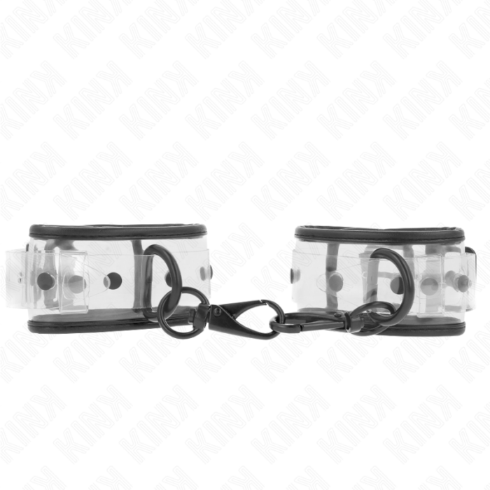 KINK - MUÑEQUERAS TRANSPARENTES AJUSTABLE 18-30 CM X 5.5 CM - CandyHot - Foto 1