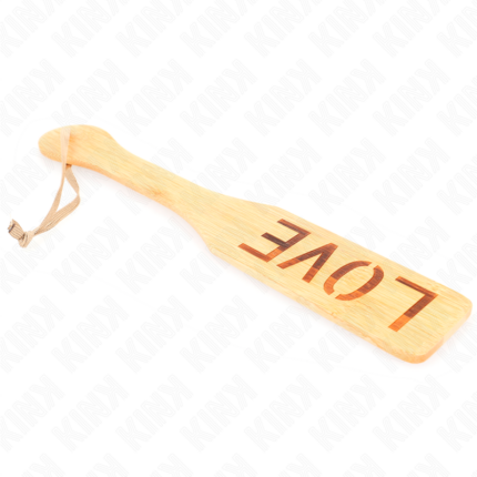 KINK - PALA DE BAMBÚ PALABRA LOVE 32 X 5.5 CM - CandyHot - Foto 2